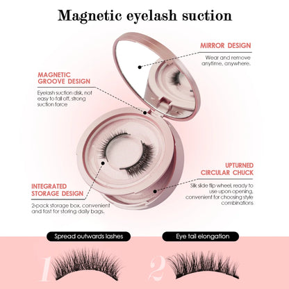 Coffret Élégance Faux Cils avec Miroir Intégré