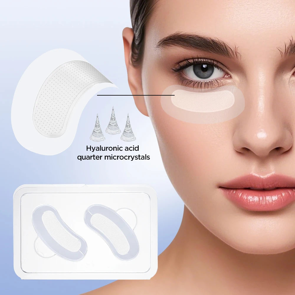 Patchs pour les yeux à micro-aiguilles (microneedle) – Masques de soin coréen à l’acide hyaluronique