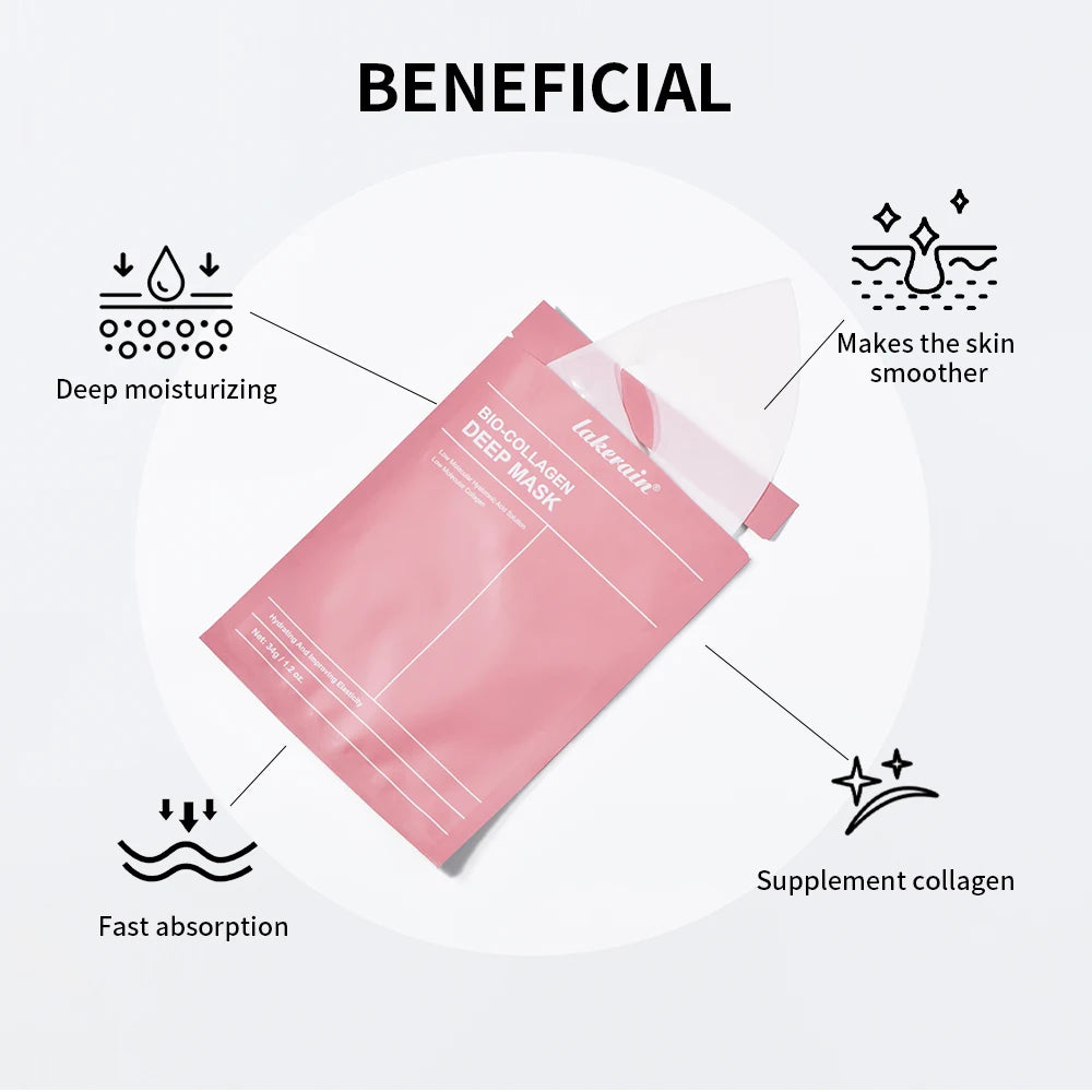 Masque  au bio-collagène – Masque de nuit hydratant intensif