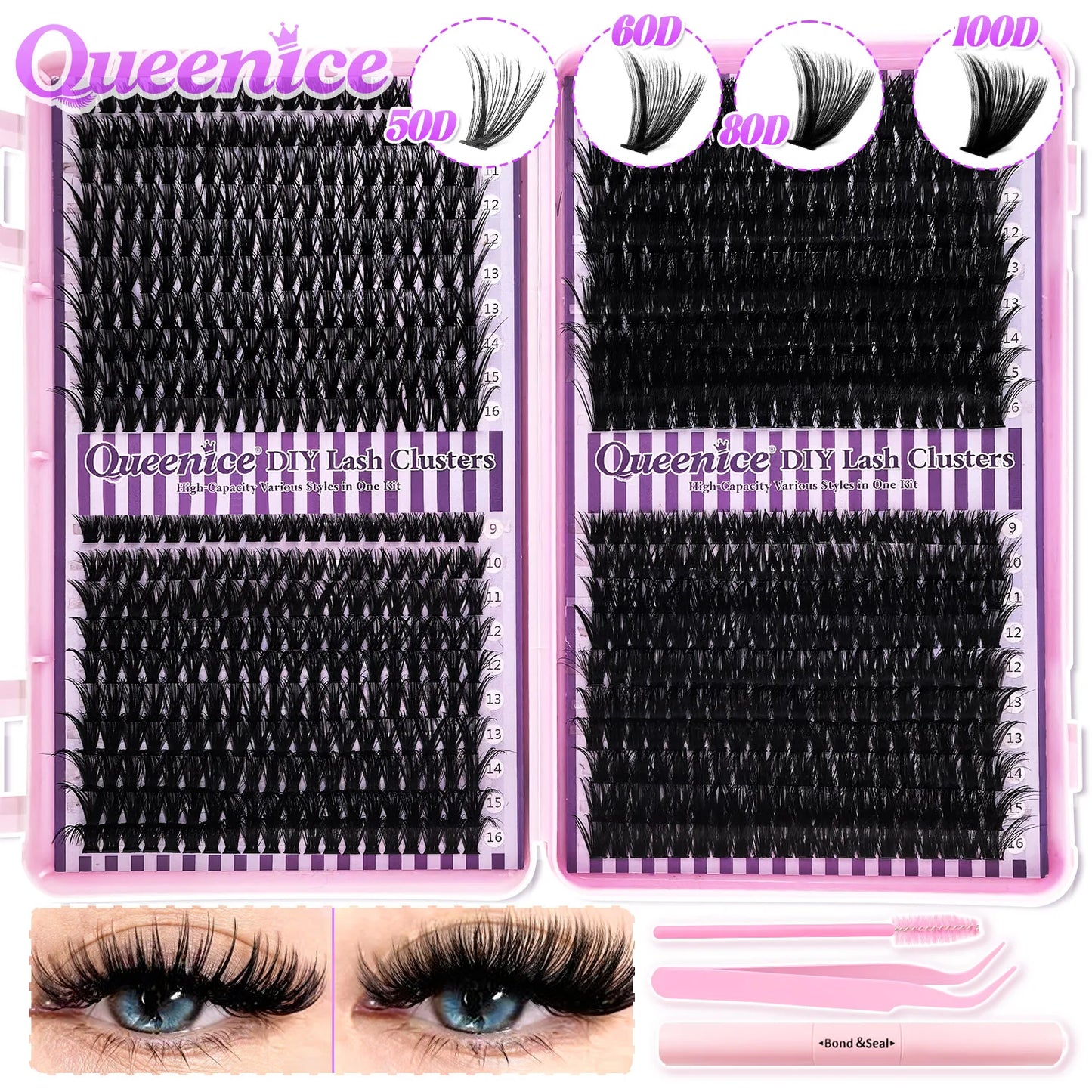 Coffret Extensions de Cils à Coller