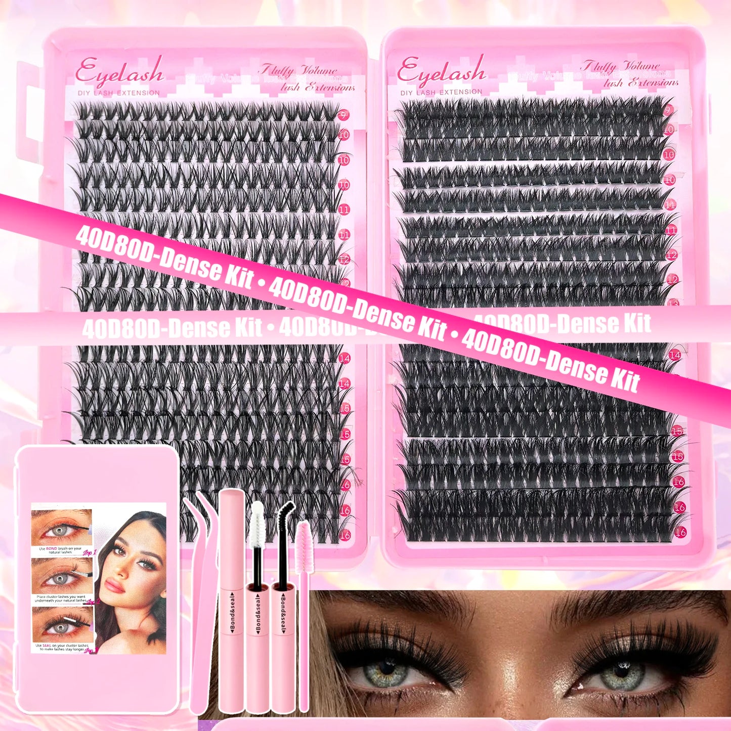 Coffret Extensions de Cils à Coller