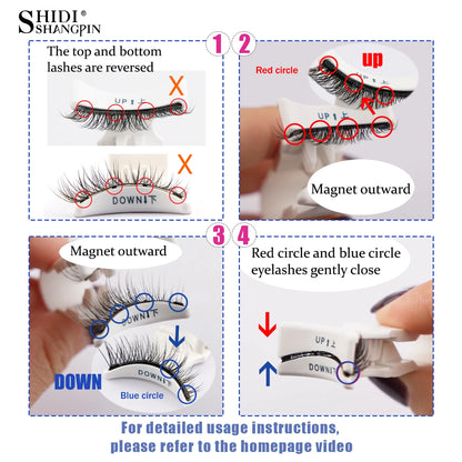 Coffret Élégance Faux Cils avec Miroir Intégré