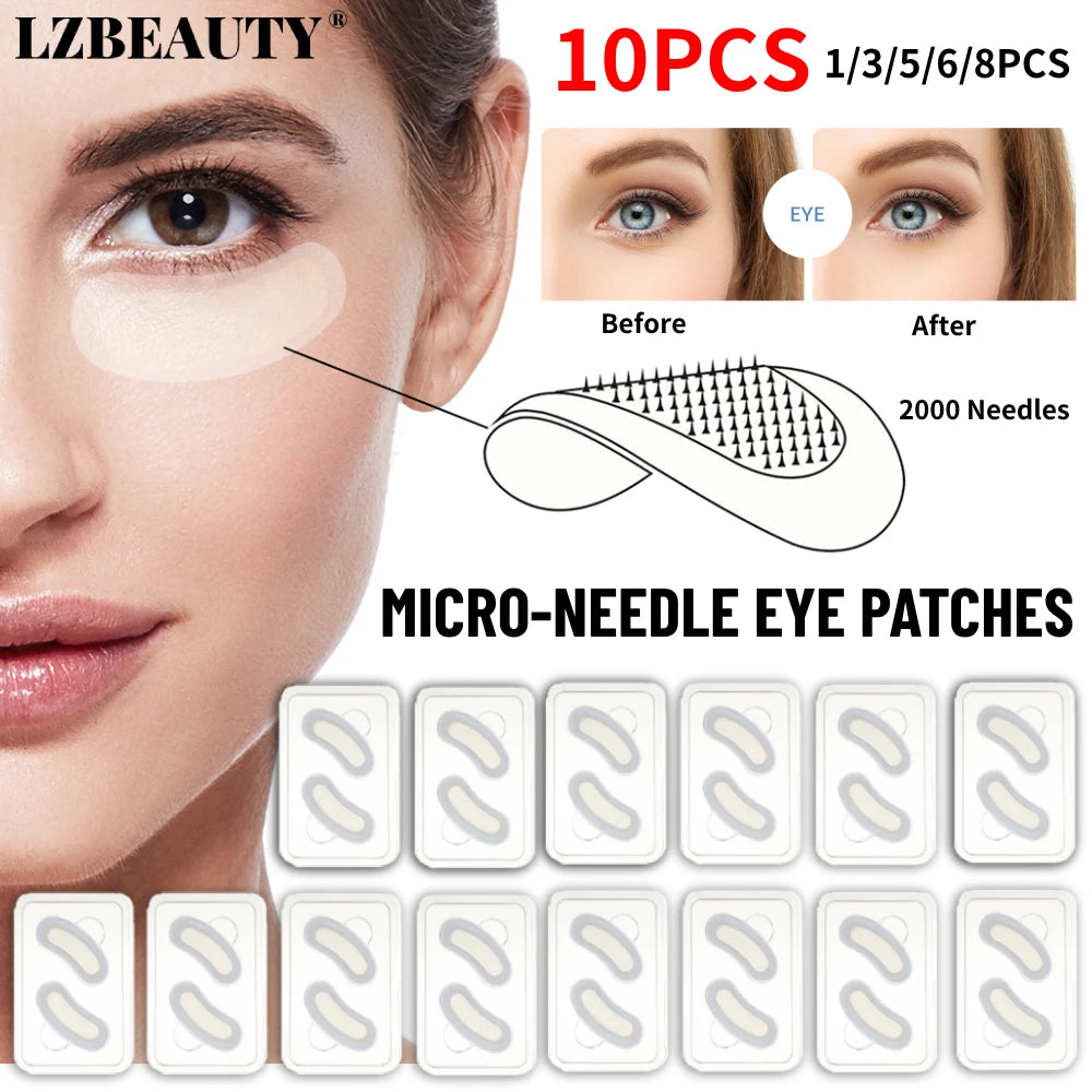 Patchs pour les yeux à micro-aiguilles (microneedle) – Masques de soin coréen à l’acide hyaluronique