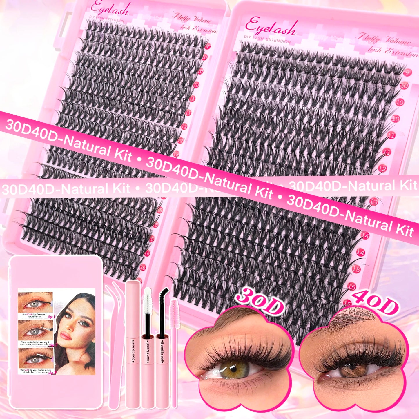 Coffret Extensions de Cils à Coller